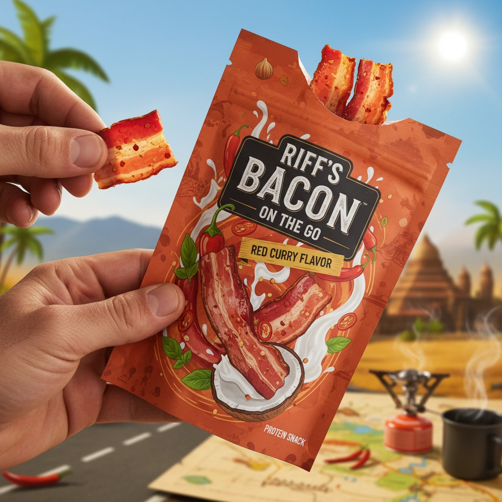 Riff's Bacon on the Go: Red Curry Flavor Review