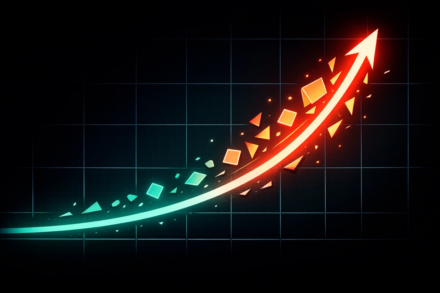 Upward growth curve showing the transition from fractional leadership to a full-time VP of RevOps.