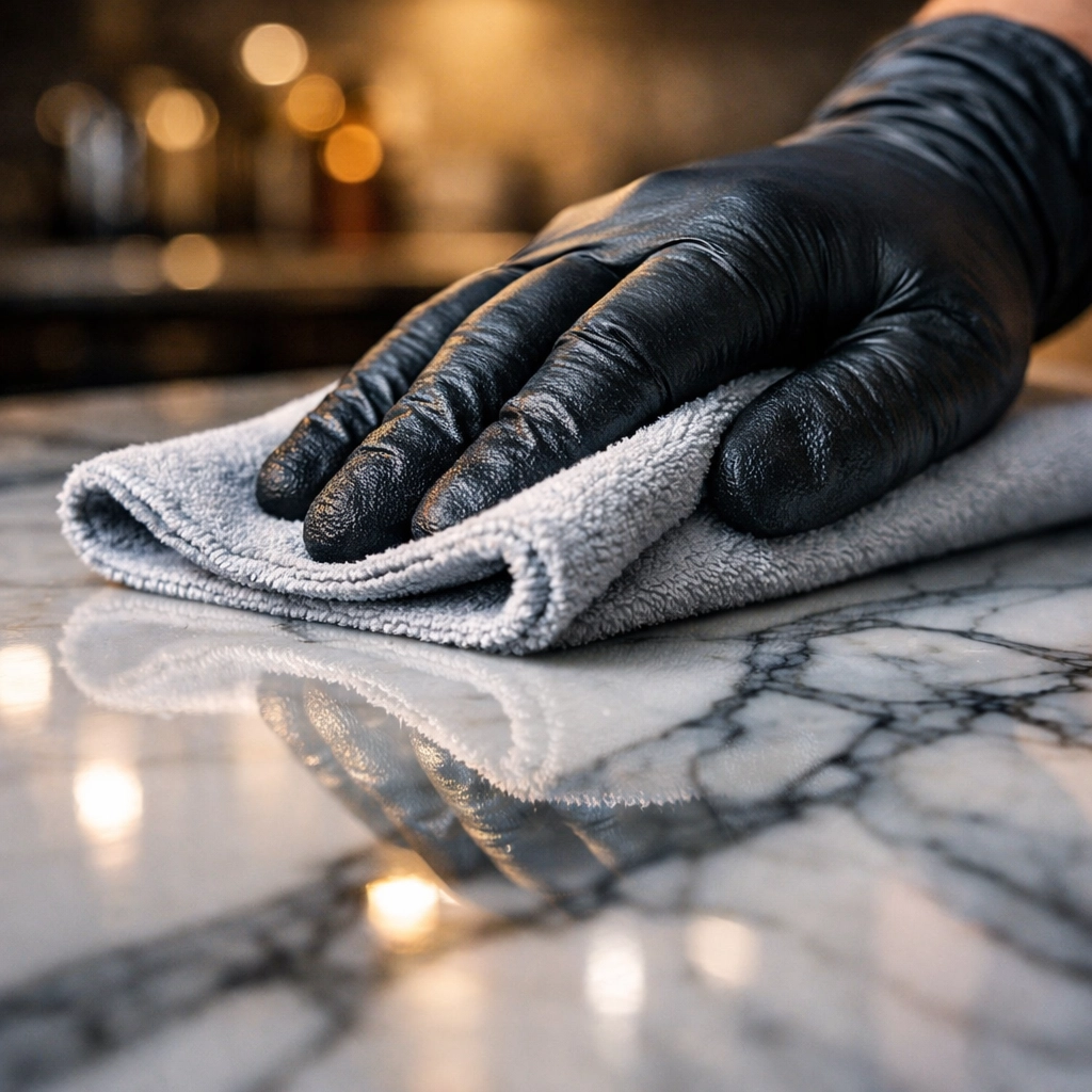 Specialized marble polishing for luxury estates ensuring surface protection and asset value.