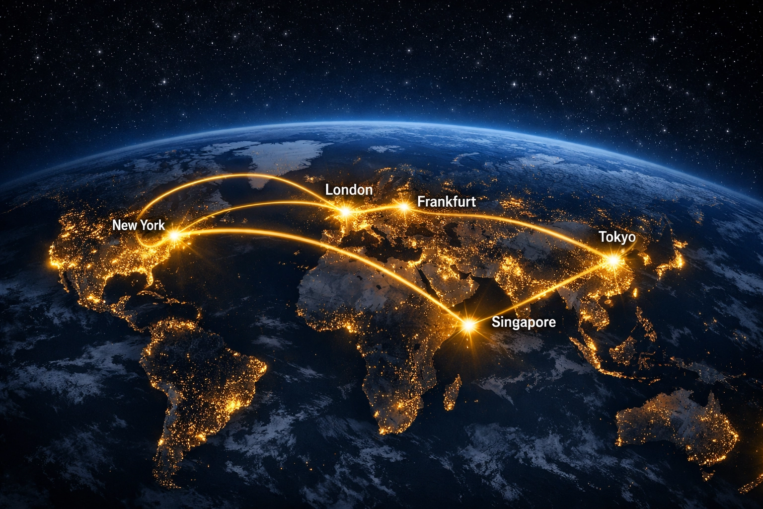 Global diversification strategy connecting major international financial markets