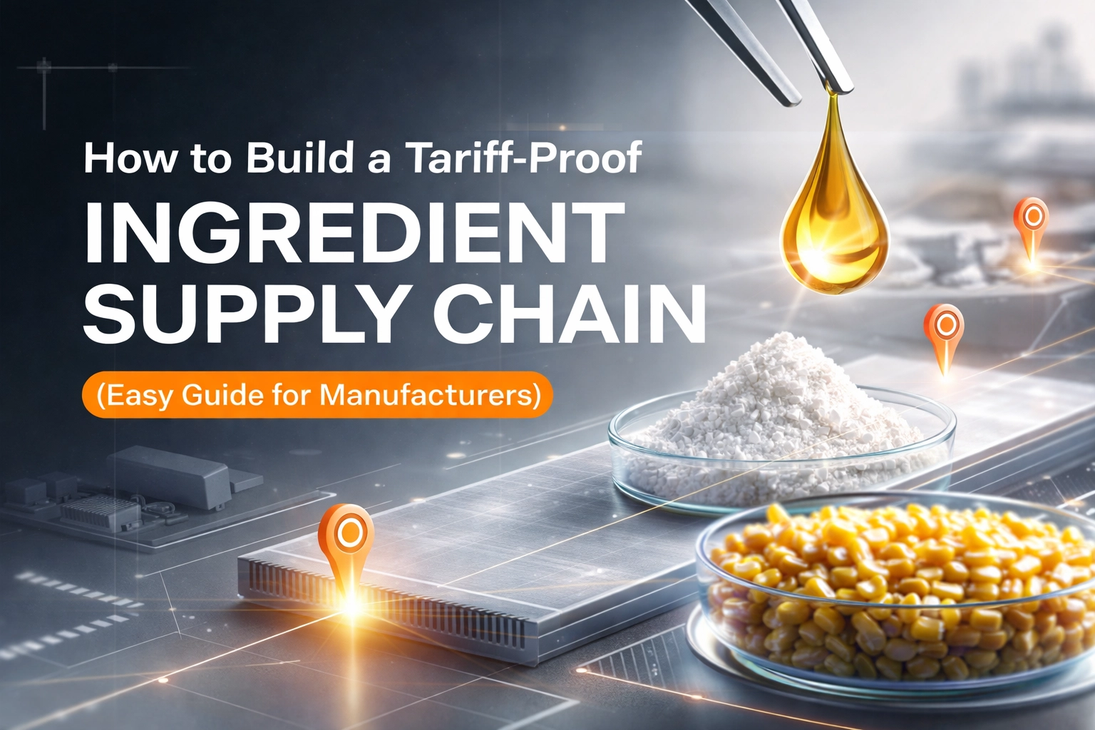 [HERO] How to Build a Tariff-Proof Ingredient Supply Chain in 5 Steps (Easy Guide for Manufacturers)