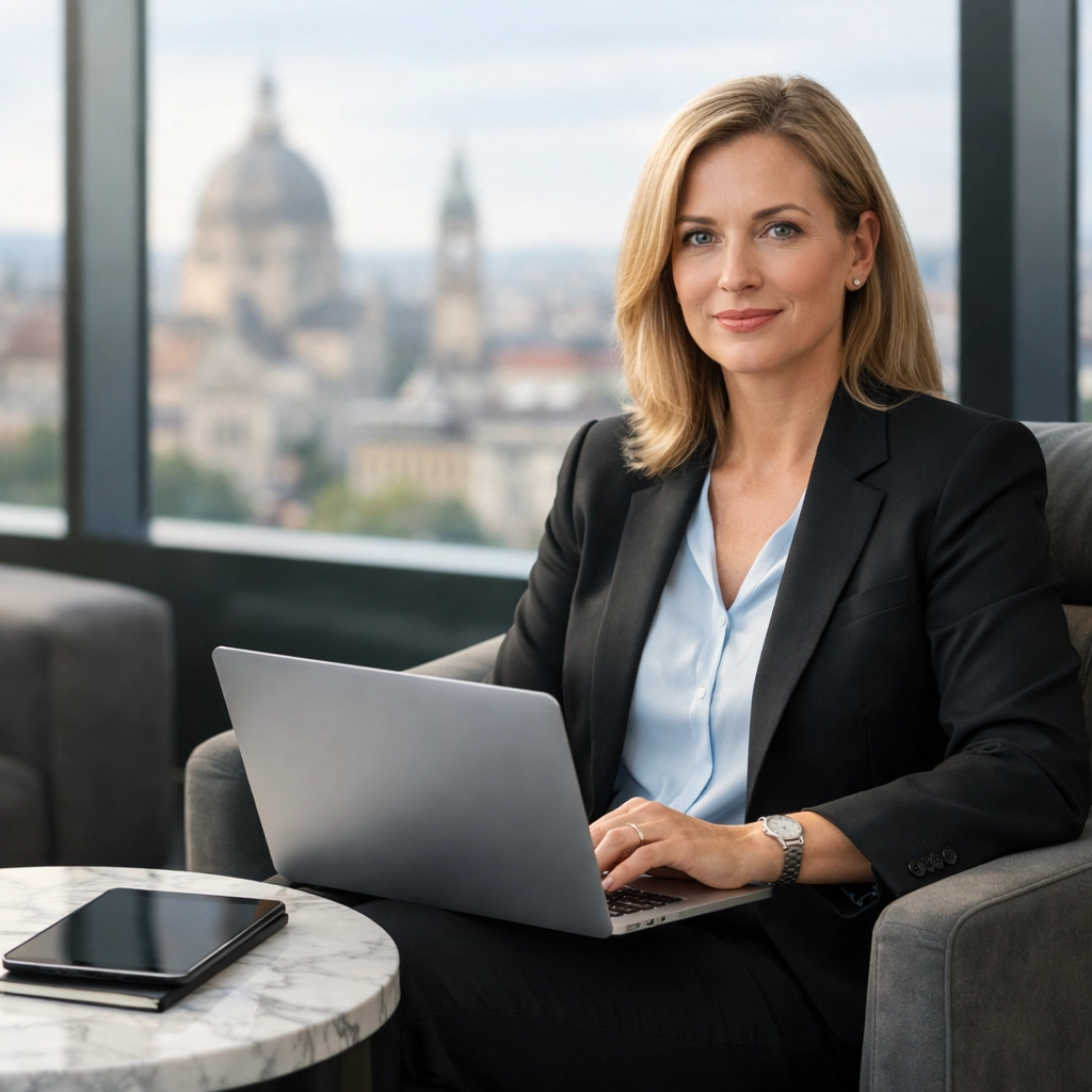 Corporate executive ensuring ServiceNow AI compliance and governance for DORA and ESG requirements.