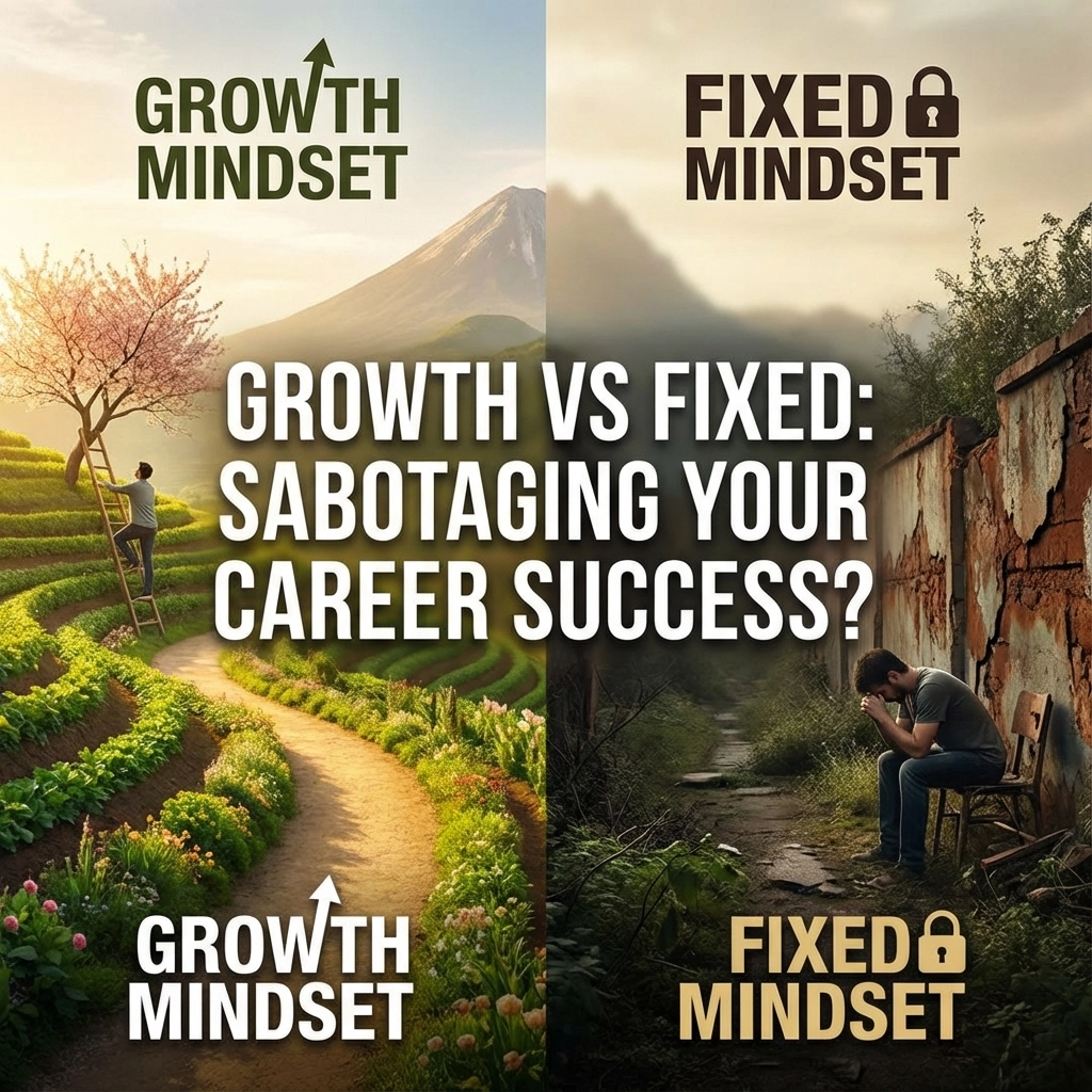 Growth Mindset Vs Fixed Mindset: Which Is Sabotaging Your Career Success?