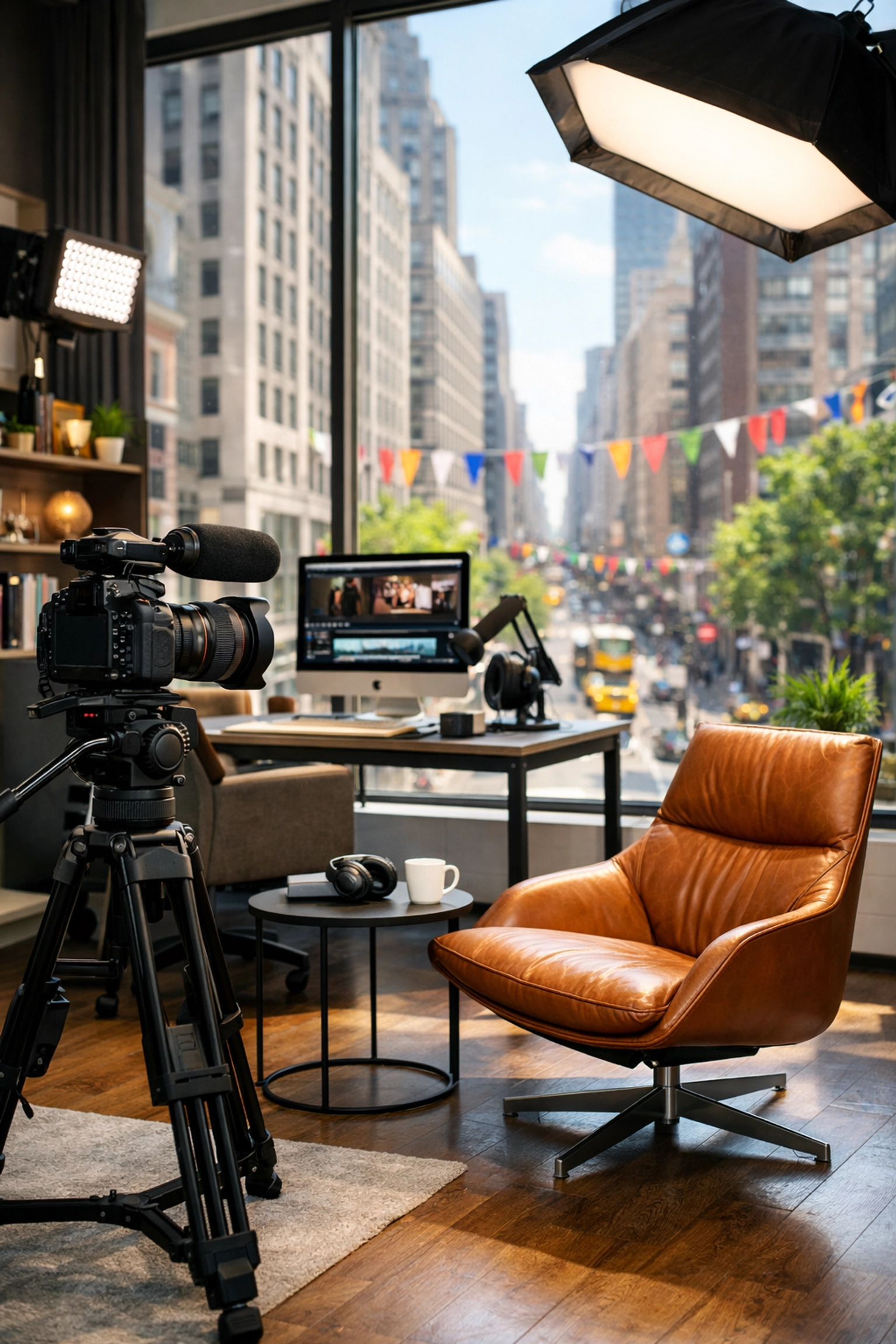 The Ultimate Guide to Super Bowl Brand Presence: Everything You Need to Succeed in the Corporate Branding Blitz Modern media studio for high-stakes digital storytelling during a Super Bowl corporate branding campaign.