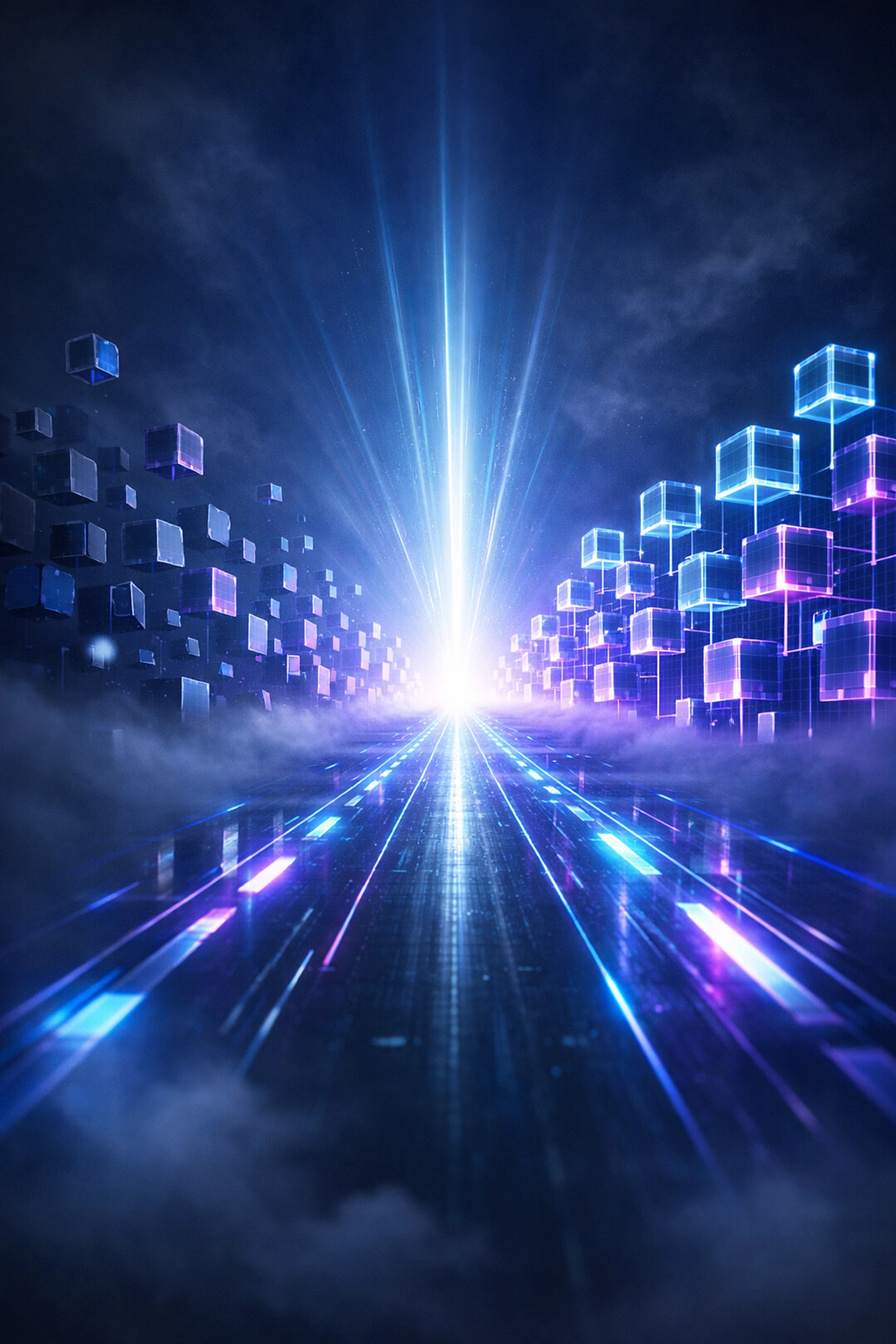 Digital pathway illustrating crypto regulatory clarity from CLARITY Act