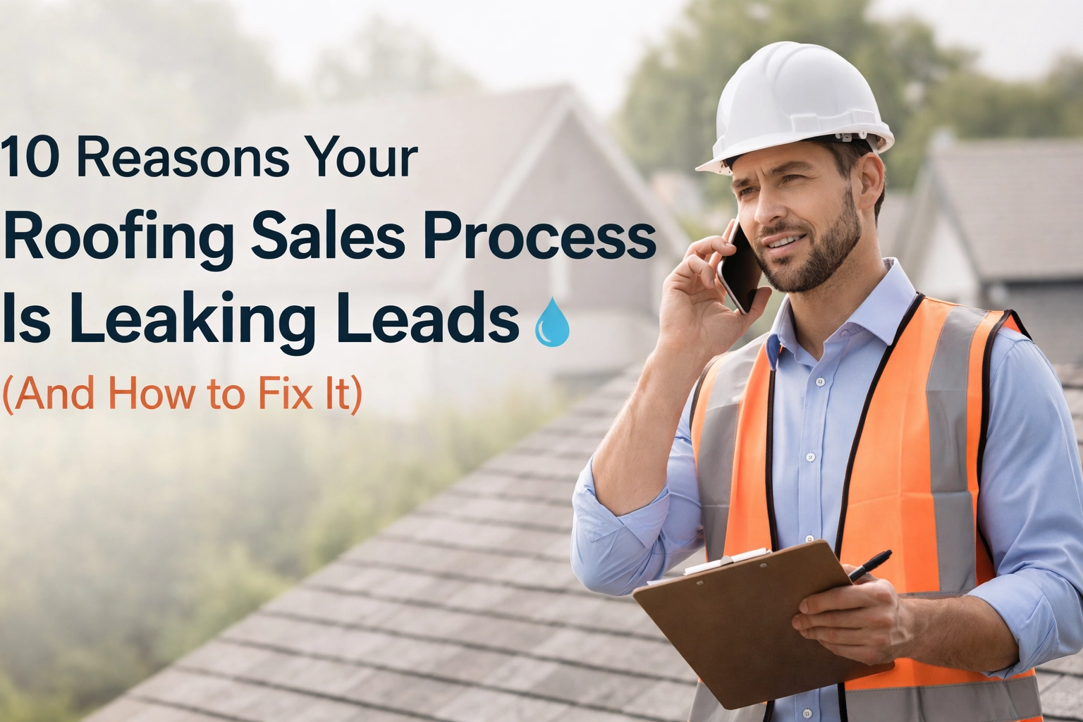 [HERO] 10 Reasons Your Roofing Sales Process Is Leaking Leads (And How to Fix It)