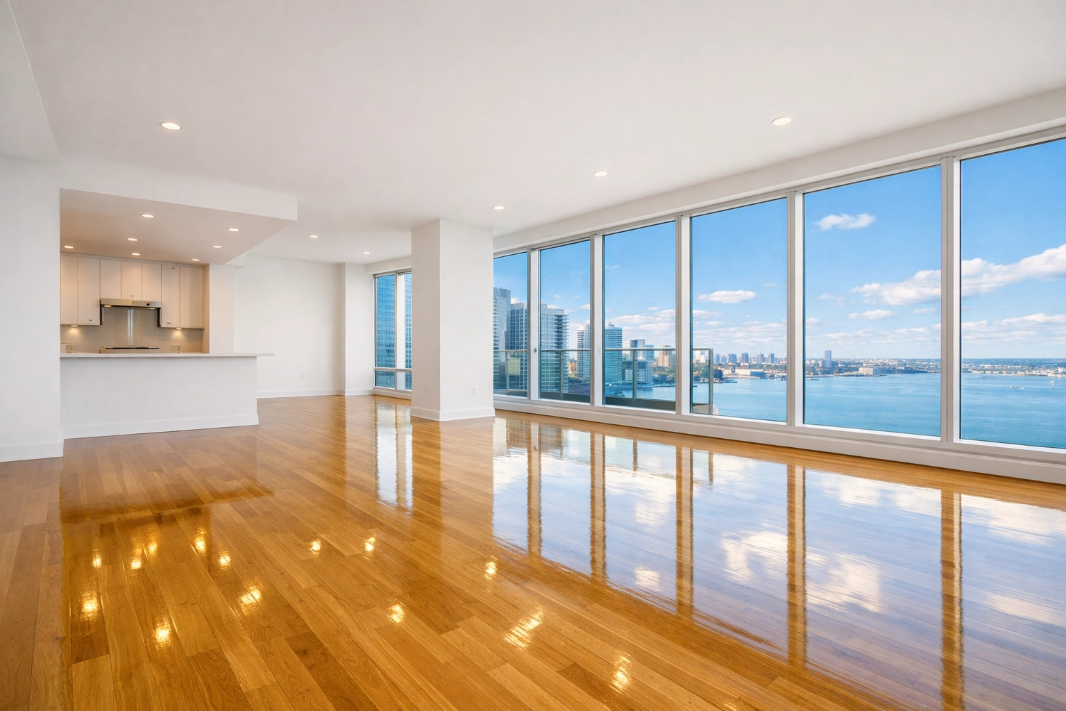 Luxury Boston apartment ready for move-in after turnover services from professional cleaners Boston MA.