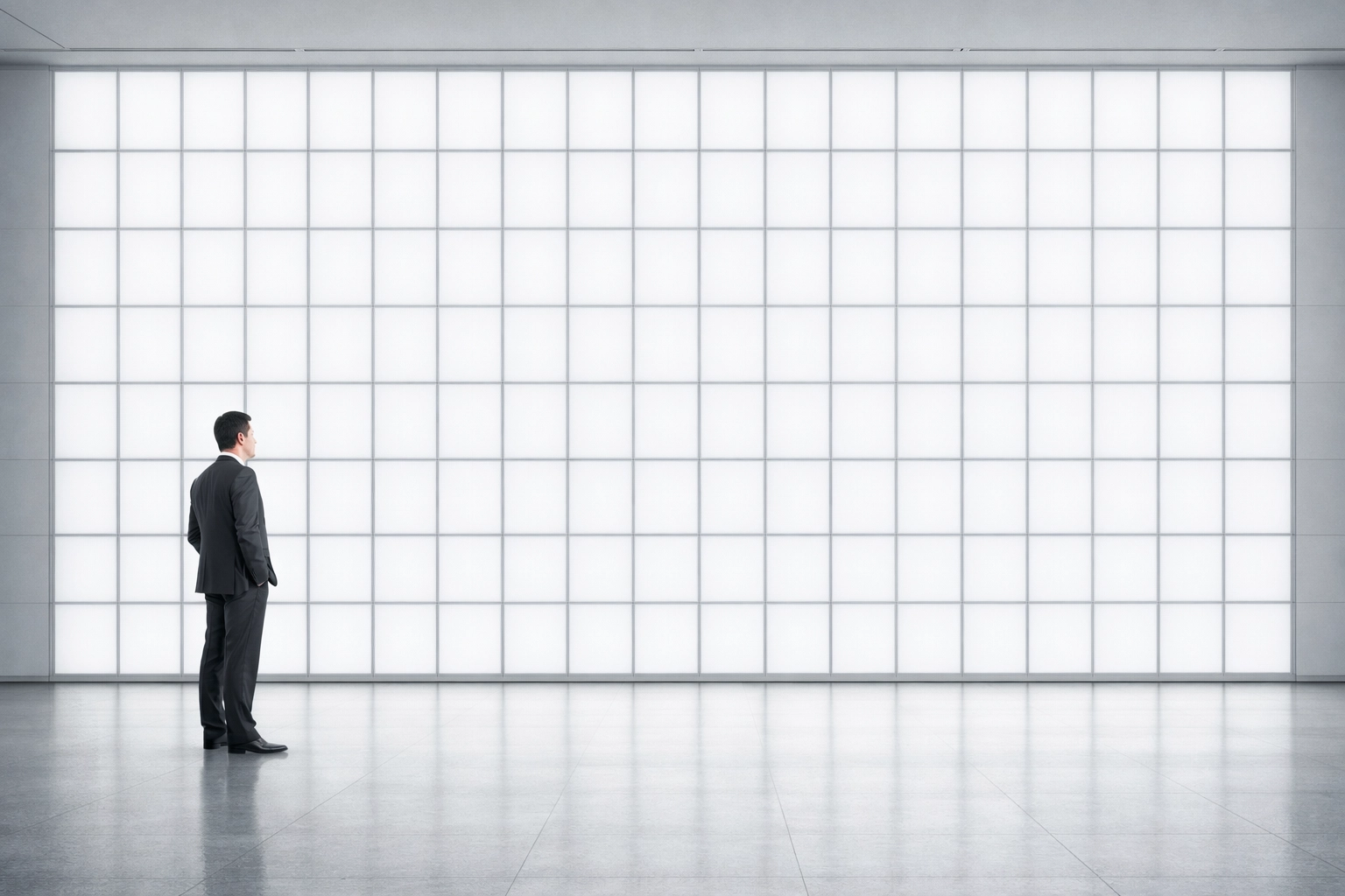 Professional consultant auditing a data grid to ensure accurate campaign reporting and data integrity.