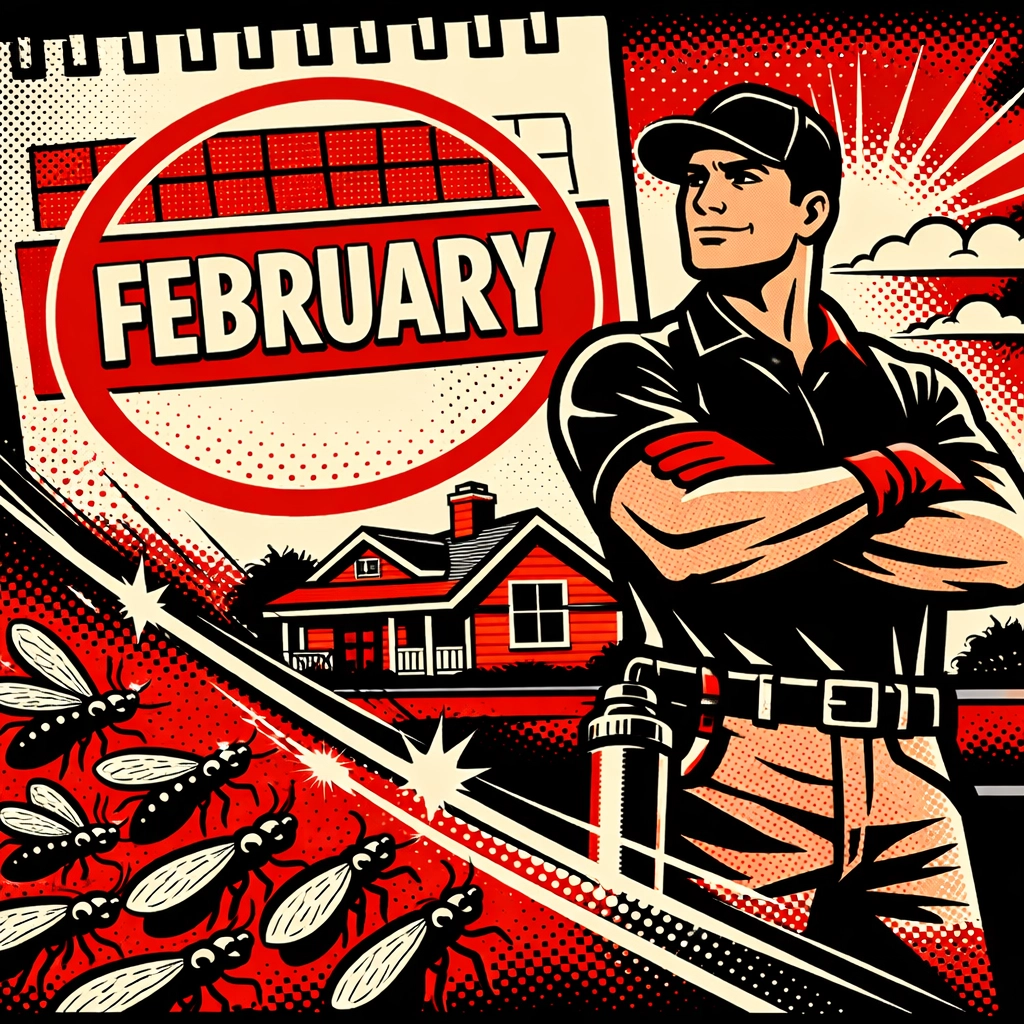 February is the ideal month to secure termite bond before spring swarming season