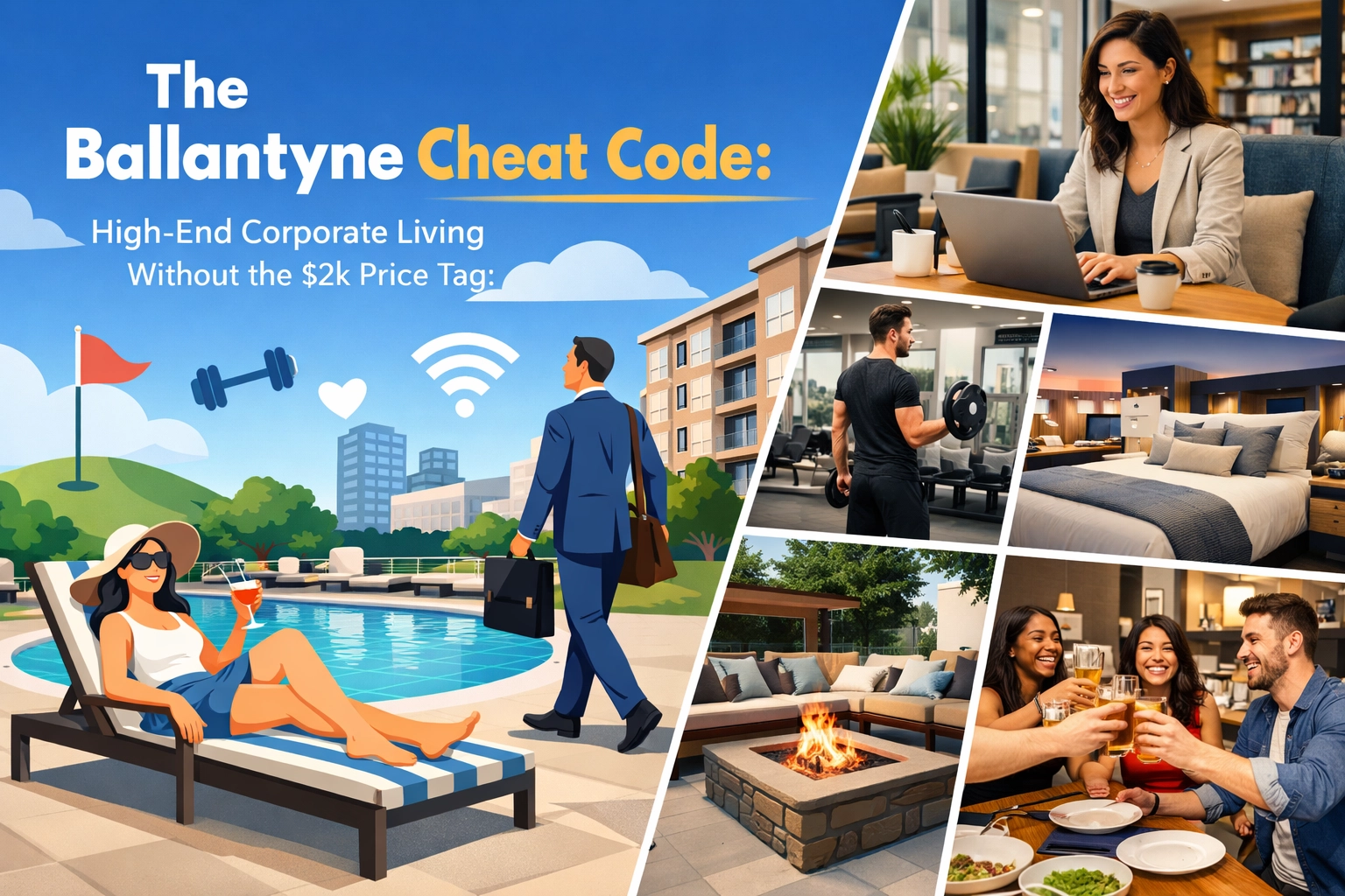 [HERO] The Ballantyne Cheat Code: High-End Corporate Living Without the $2k Price Tag