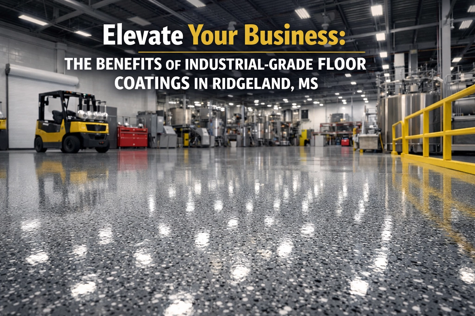 [HERO] Elevate Your Business: The Benefits of Industrial-Grade Floor Coatings in Ridgeland, MS