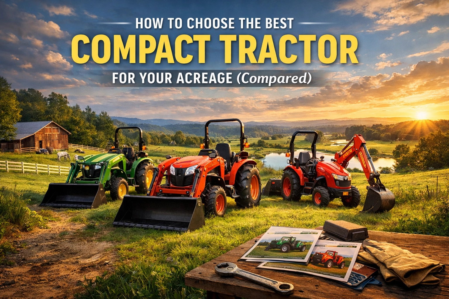 [HERO] How to Choose the Best Compact Tractor for Your Acreage (Compared)