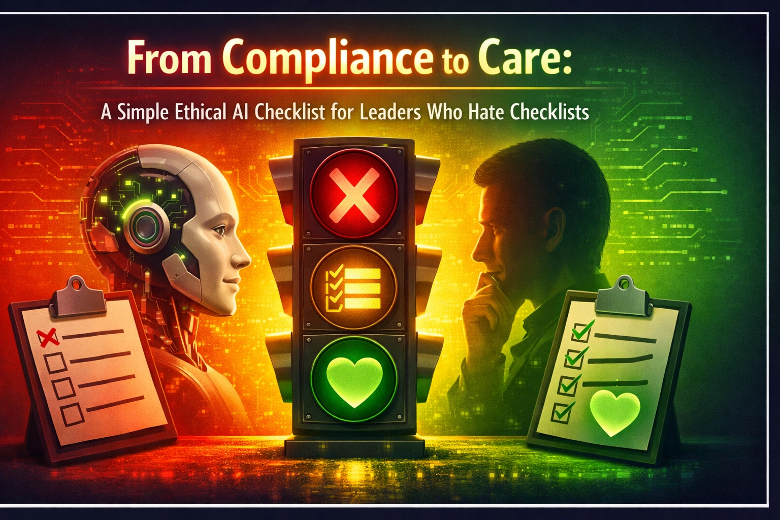 [HERO] From Compliance to Care: A Simple Ethical AI Checklist for Leaders Who Hate Checklists