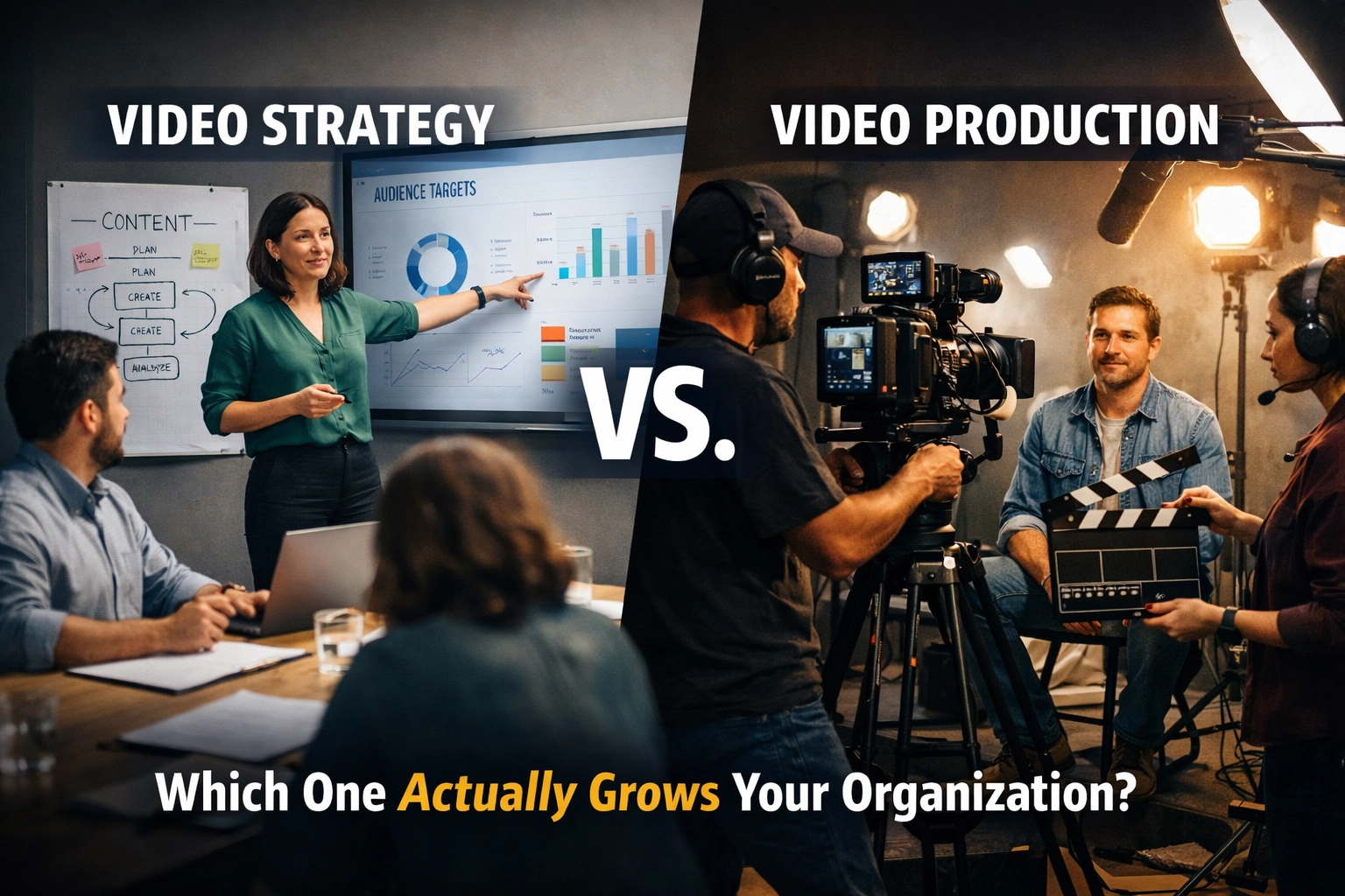 [HERO] Video Strategy vs. Video Production: Which One Actually Grows Your Organization?