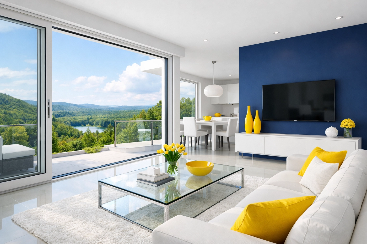 Immaculate open-concept home in Massachusetts highlighting the benefits of weekly house cleaning services.