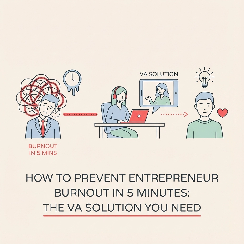 How to Prevent Entrepreneur Burnout in 5 Minutes: The VA Solution You Need