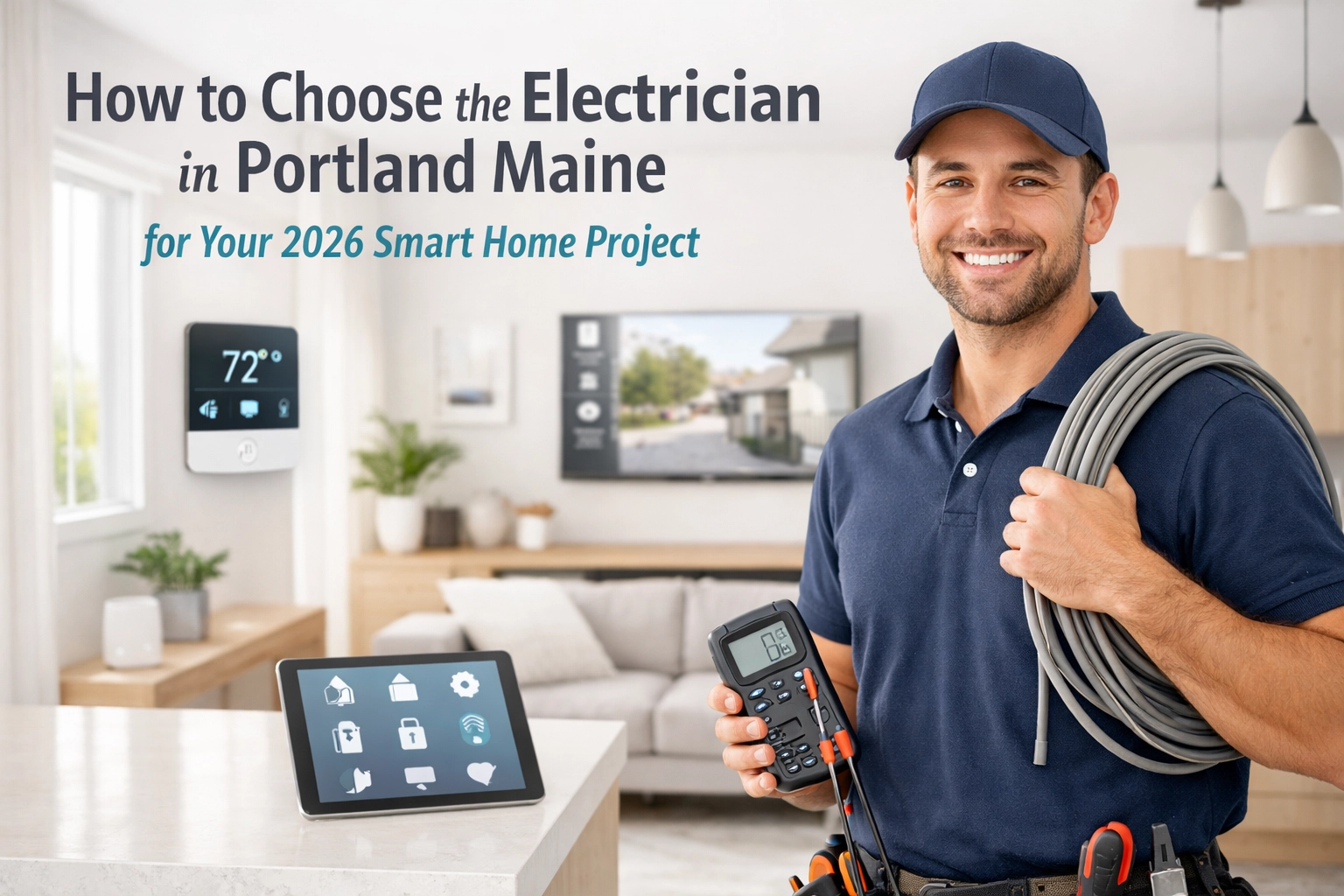 [HERO] How to Choose the Best Electrician in Portland Maine for Your 2026 Smart Home Project