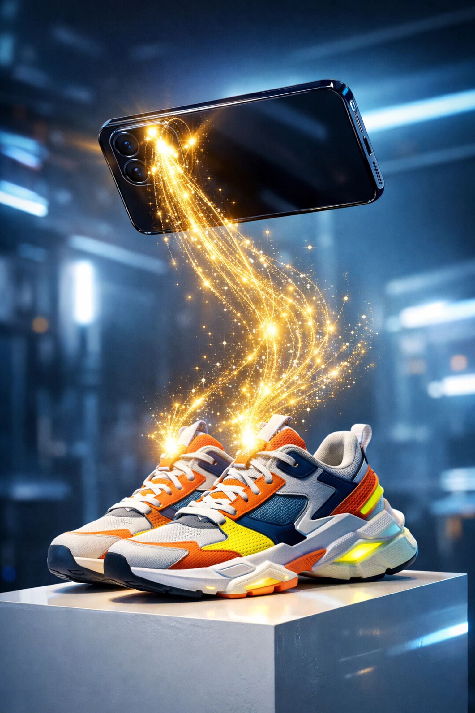 Using a mobile phone and reselling AI tools to quickly list designer sneakers and increase profit margins.