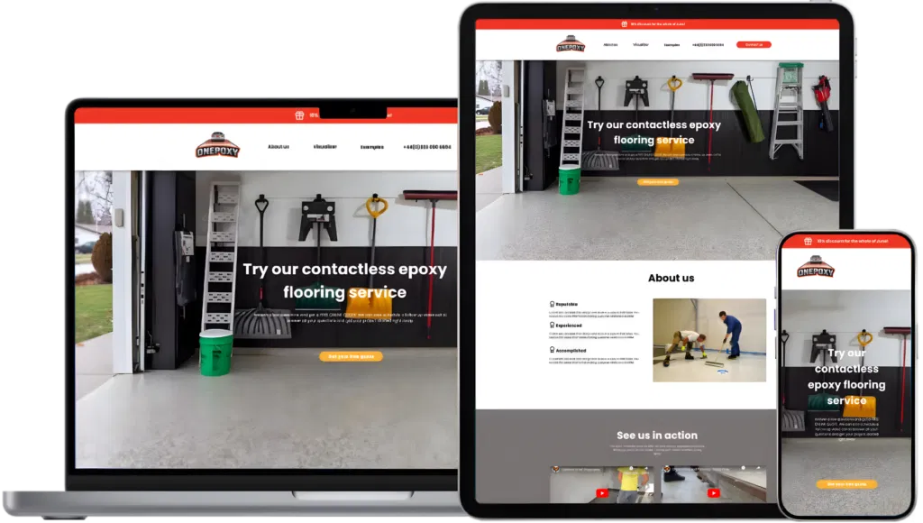 Responsive Epoxy Website Design