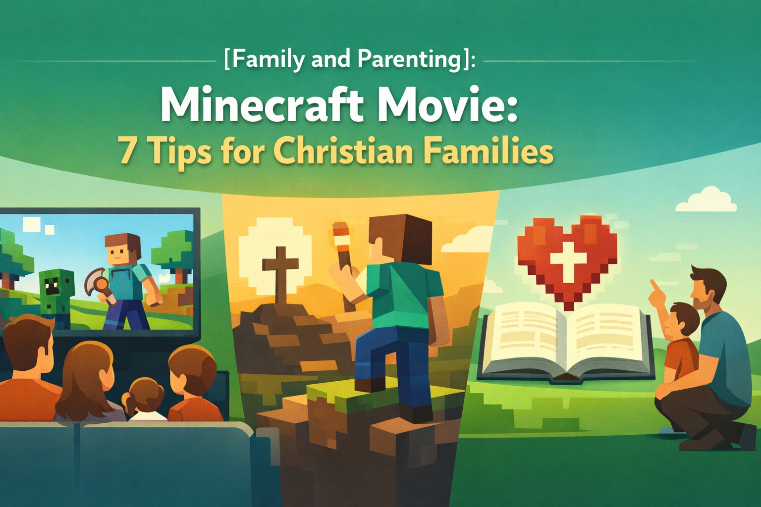 [HERO] [Family and Parenting]: Minecraft Movie: 7 Tips for Christian Families