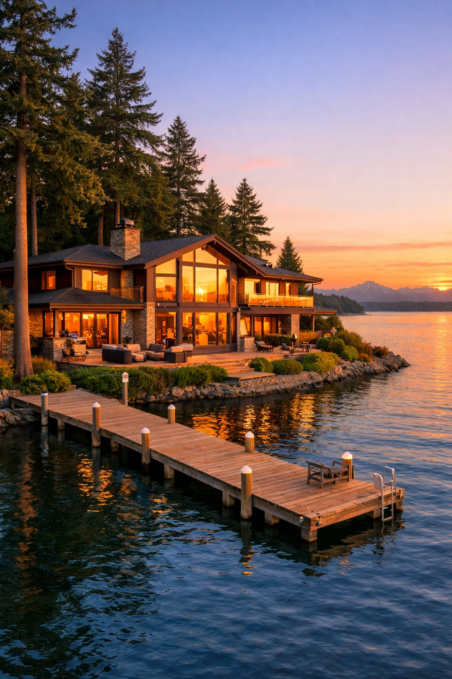 Luxury waterfront home in Pacific Northwest eligible for jumbo reverse mortgage