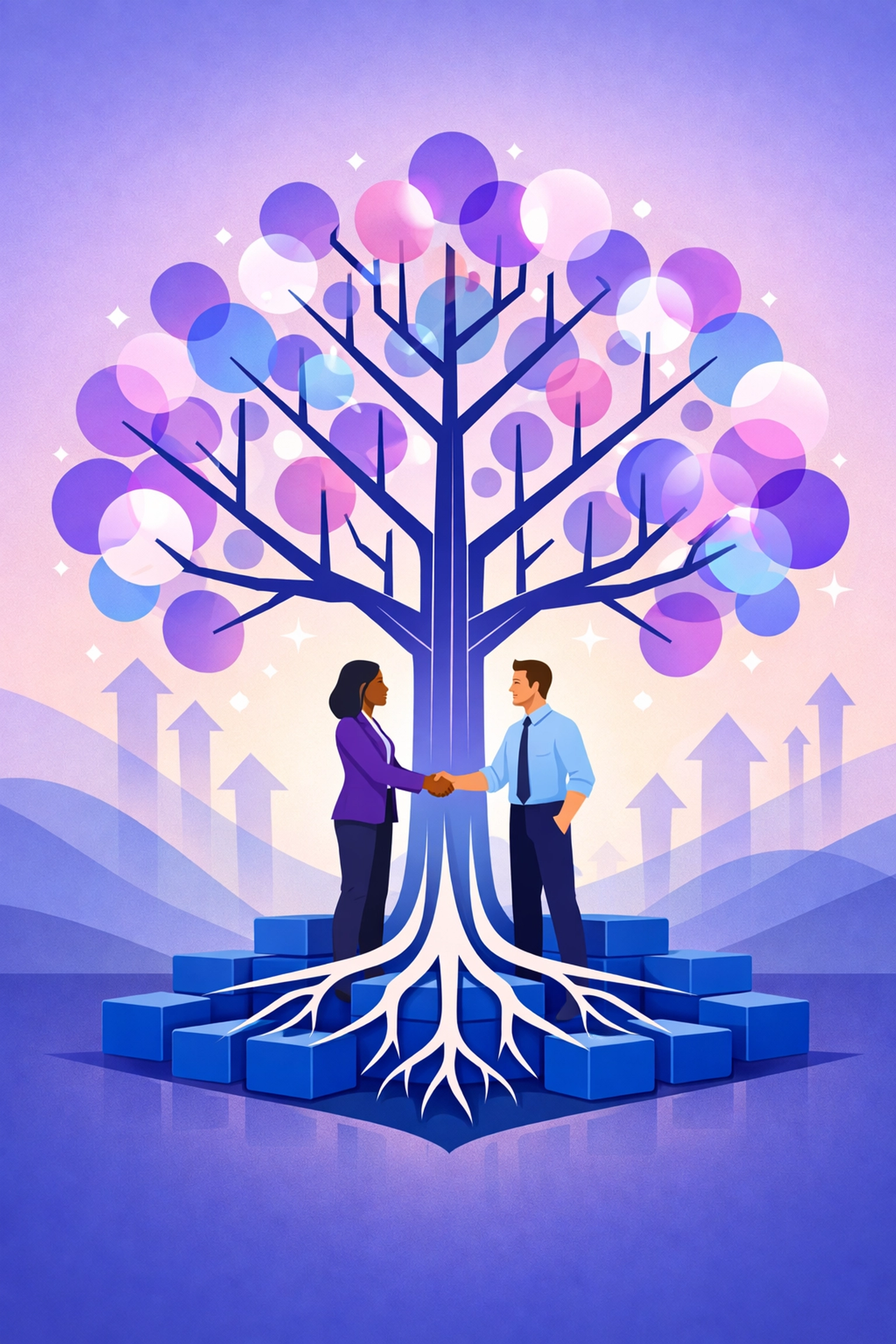 Partners collaborating on strategic business growth and building a stable financial foundation for 2026.