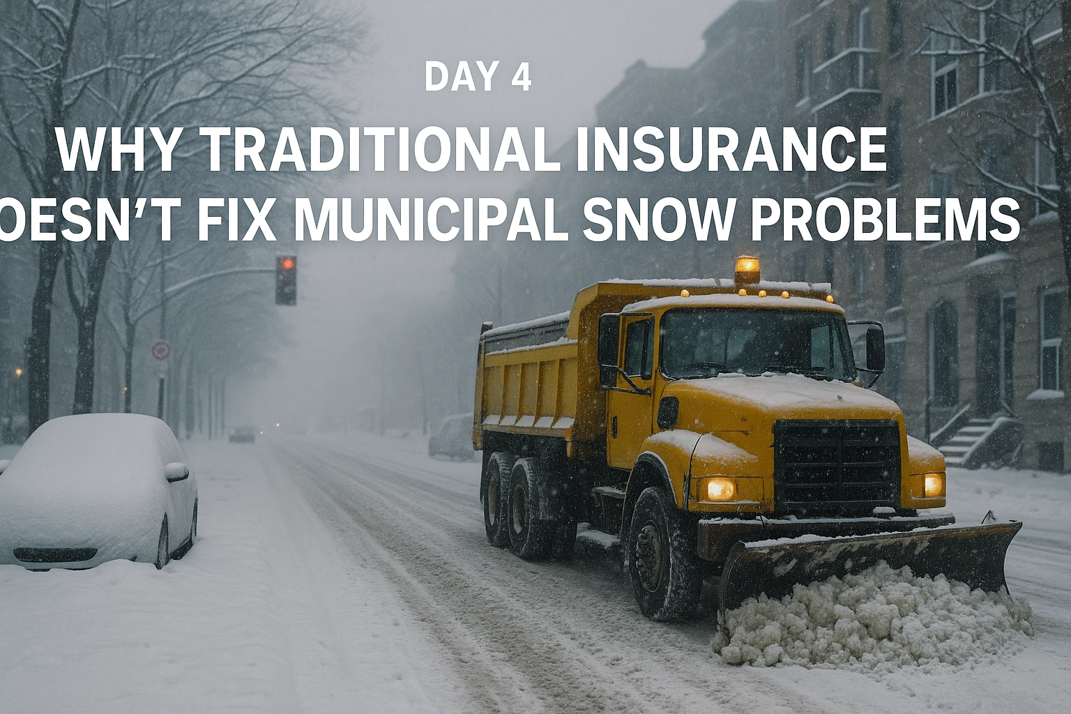Day 4: Why Traditional Insurance Doesn't Fix Municipal Snow Problems