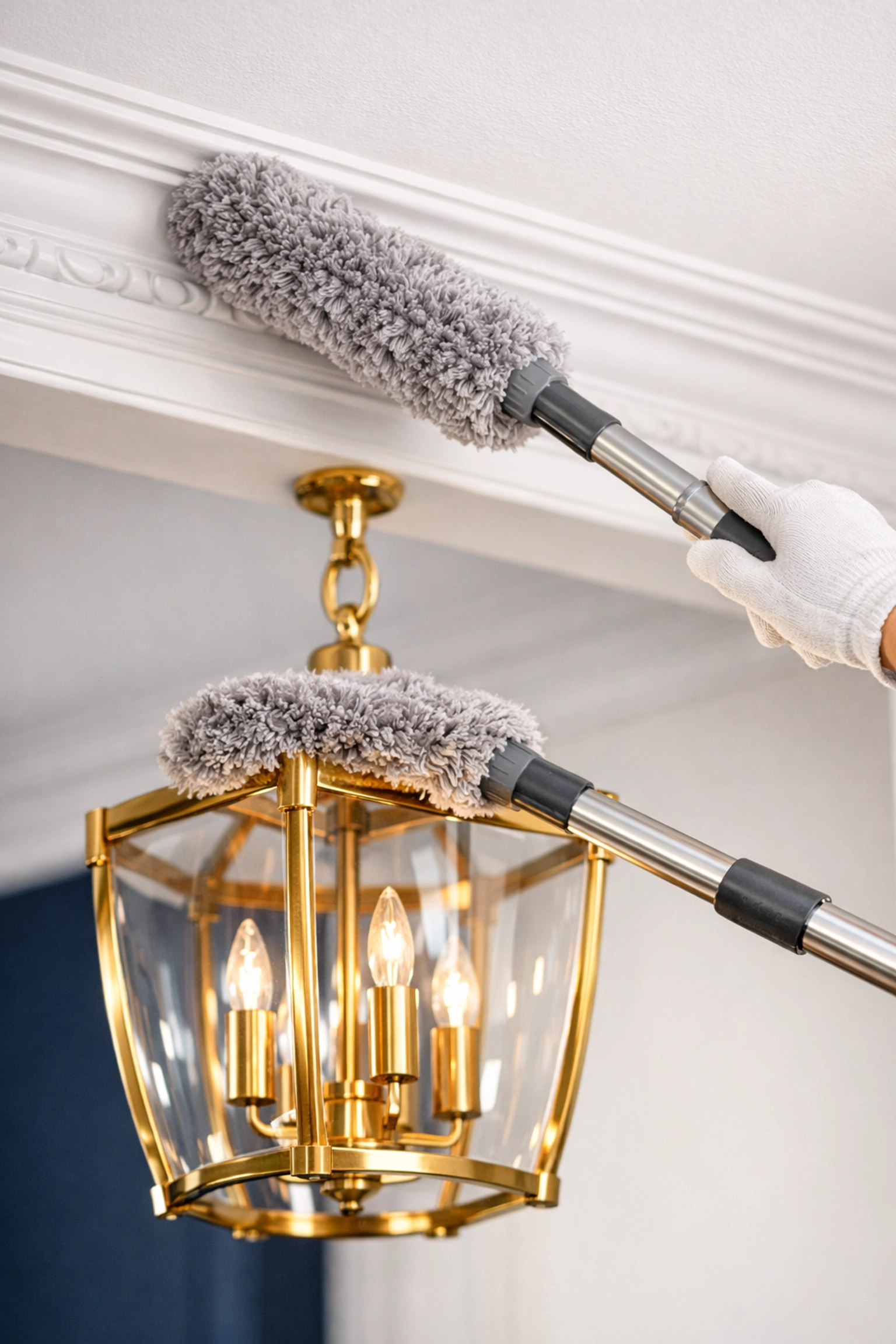 Ninja-level top-to-bottom house cleaning of high-end fixtures in a Southborough renovation.