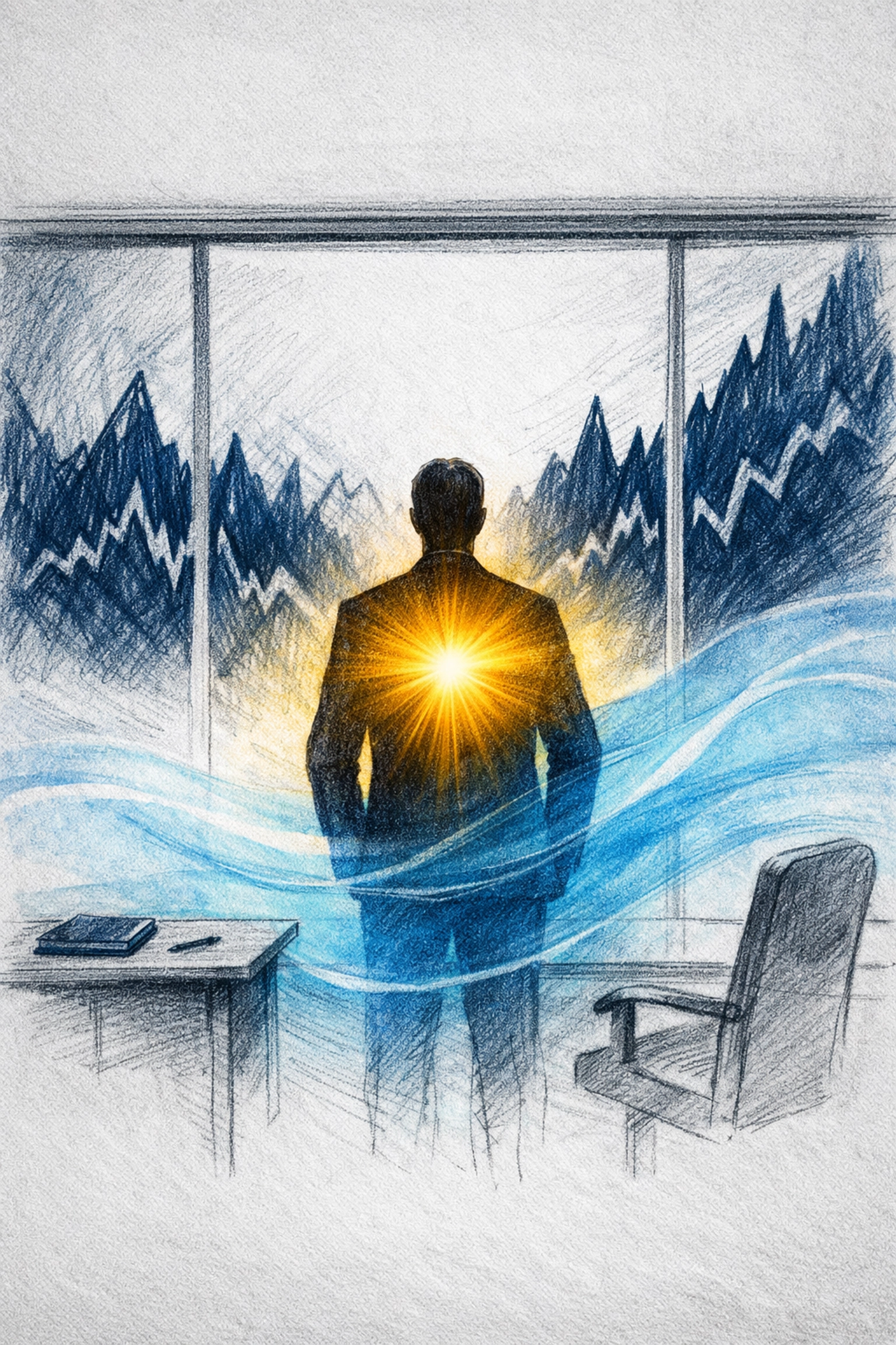 Leader showing internal calm during marketplace pressure by Dr. Layne McDonald - www.laynemcdonald.com