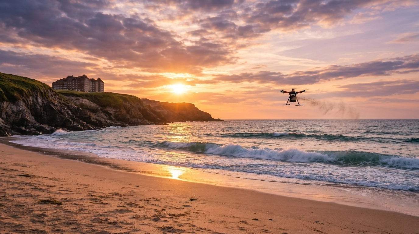 Fistral Beach Memorial Ceremony