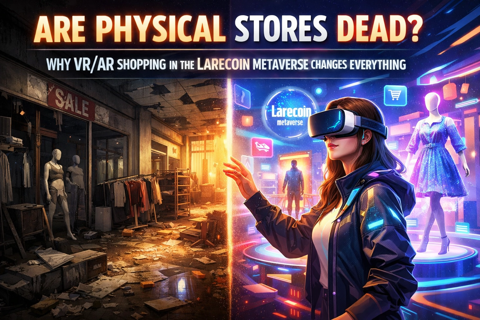 [HERO] Are Physical Stores Dead? Why VR/AR Shopping in the Larecoin Metaverse Changes Everything