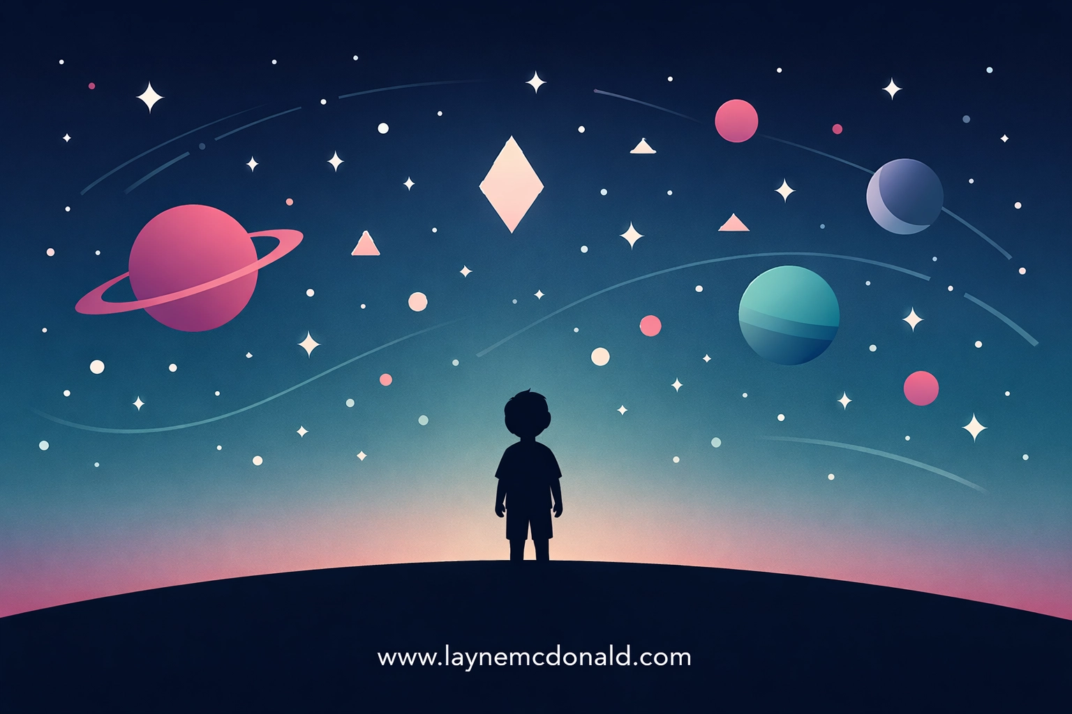 A boy looking at a galaxy, representing connection and God's presence in an Elio movie review for families.