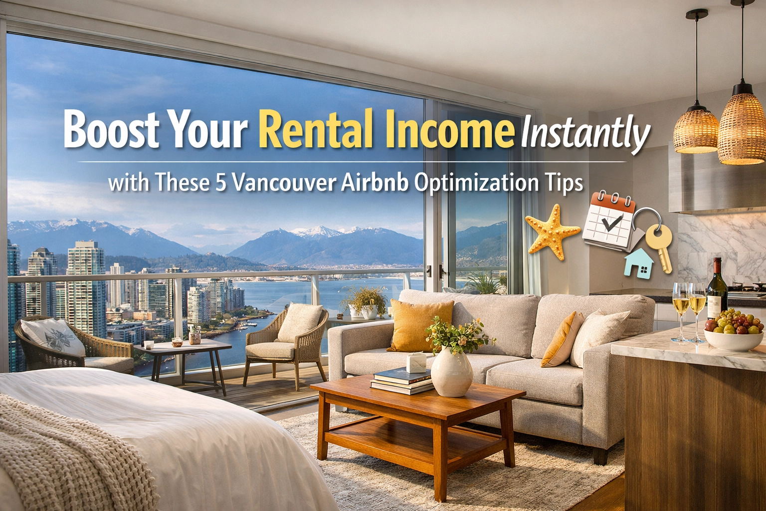 [HERO] Boost Your Rental Income Instantly with These 5 Vancouver Airbnb Optimization Tips