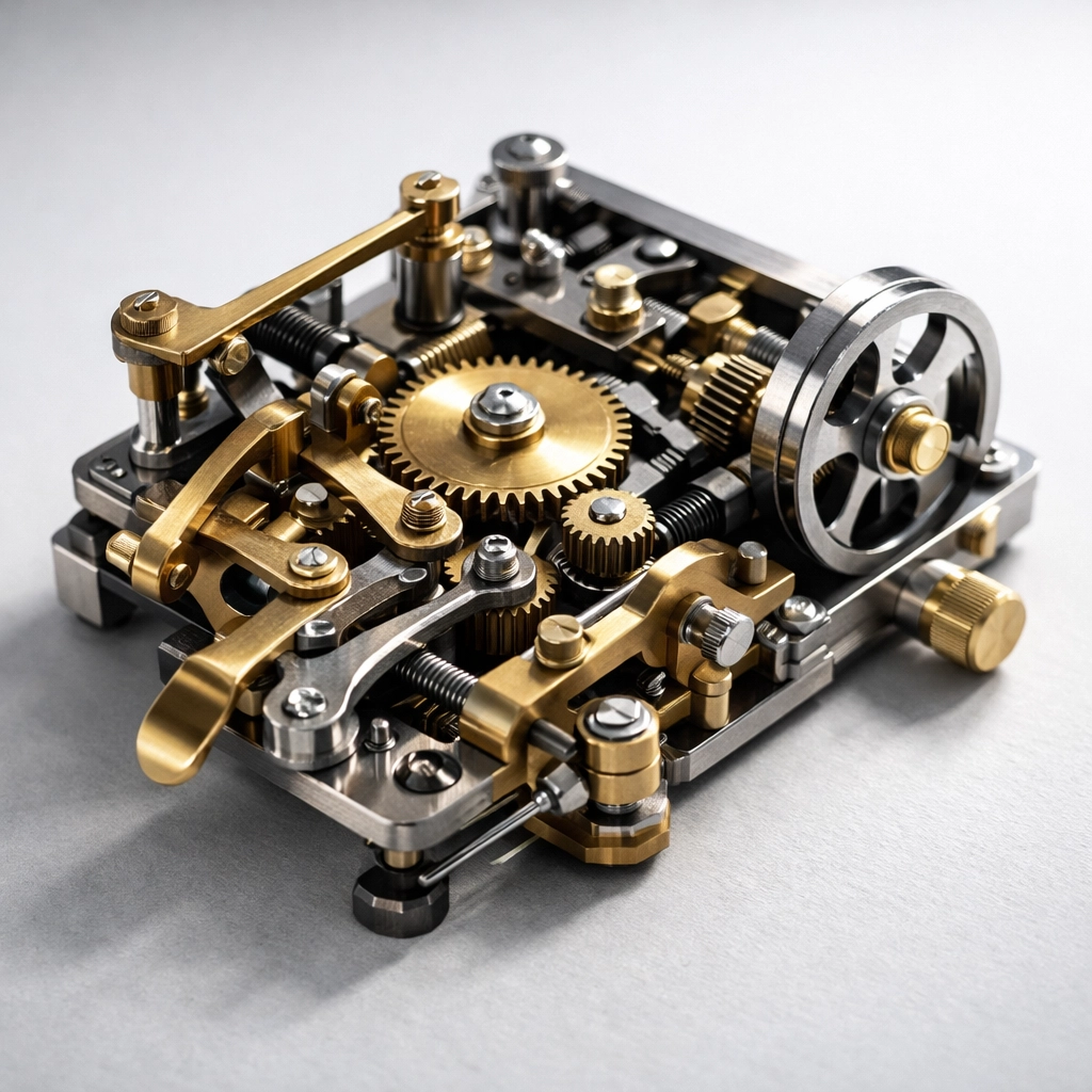 Mechanical gears and components of shoe lasting machine invention