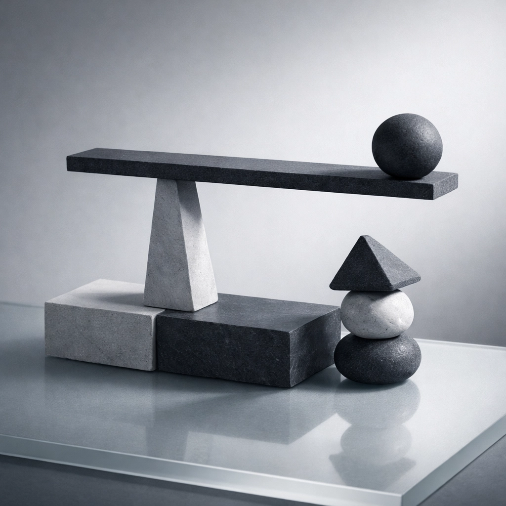 Balanced stones representing the structural integrity and risk mitigation of a business exit plan.