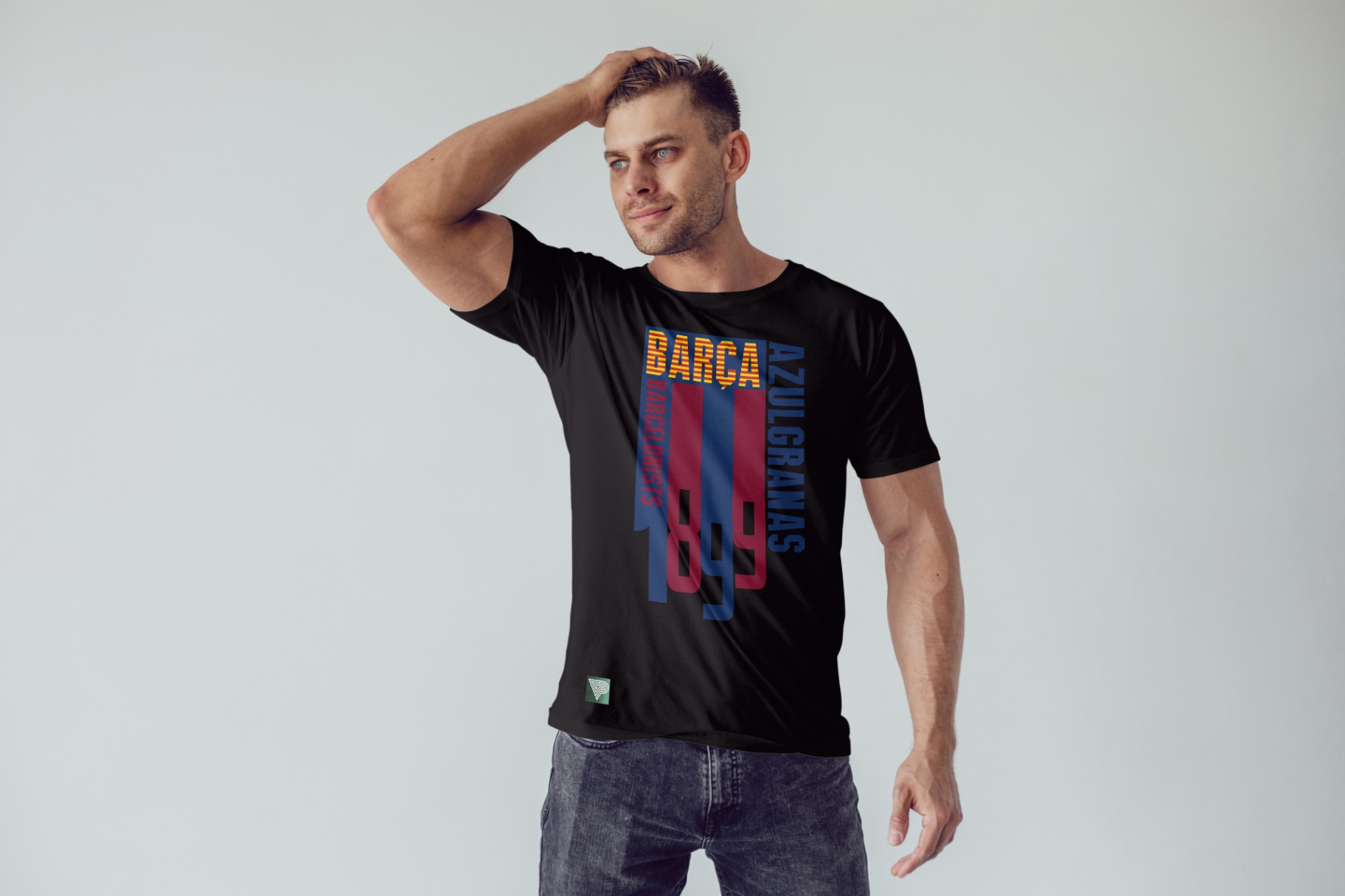 Vintage Pitch FC Barcelona T-shirt