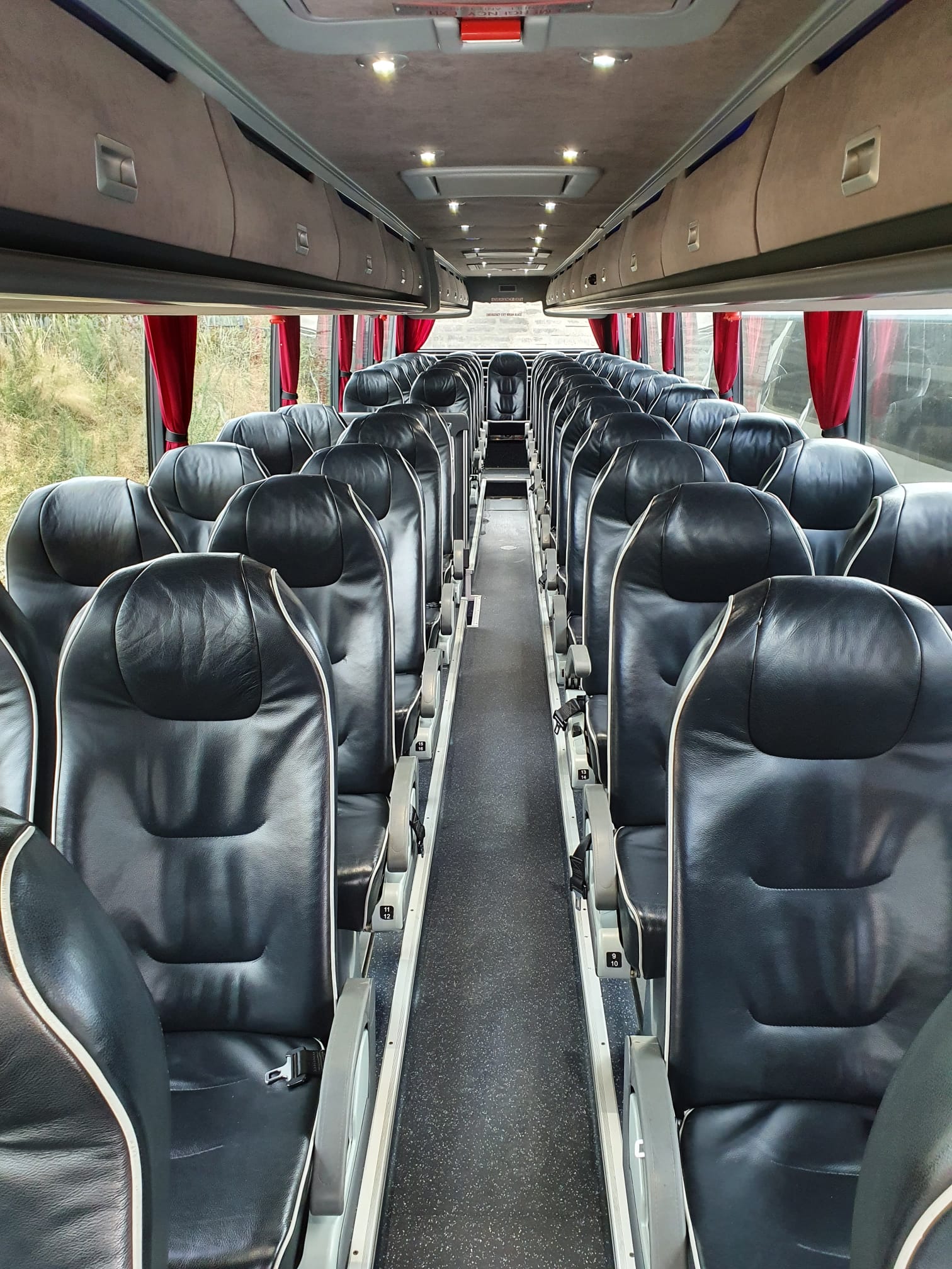 Modern coach interior