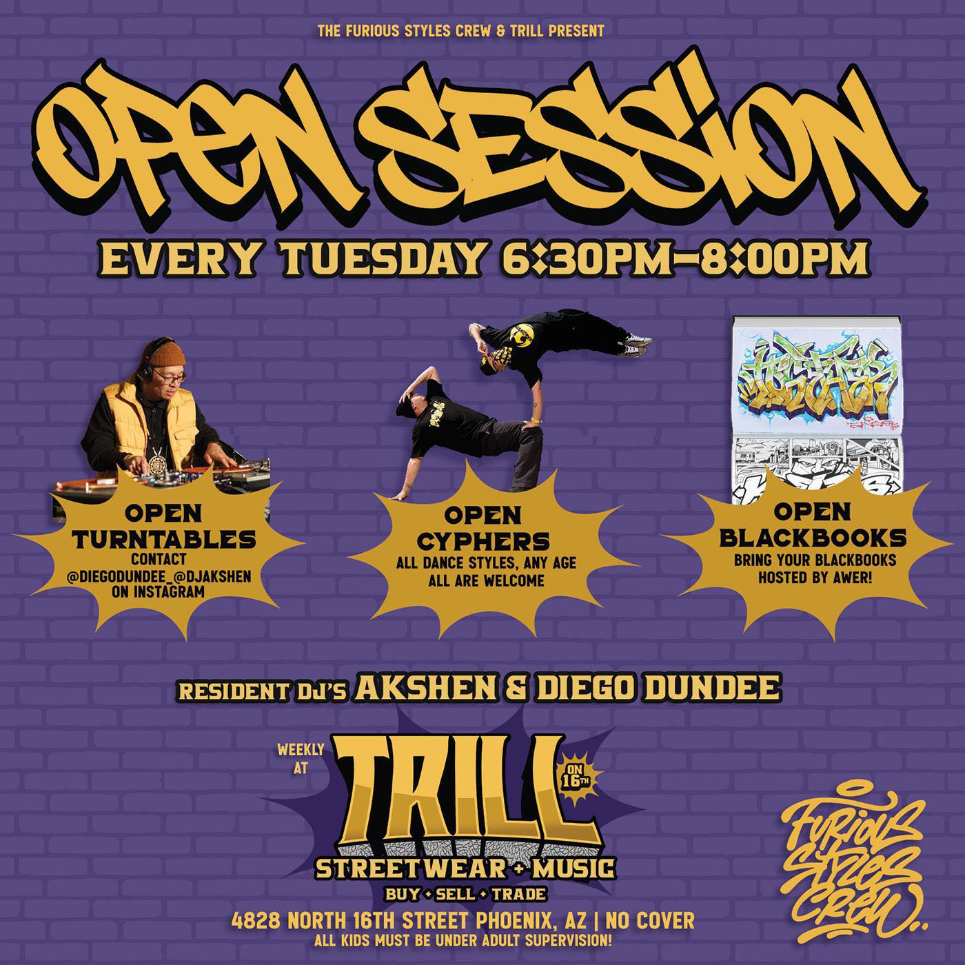 Open Sessions Flyer