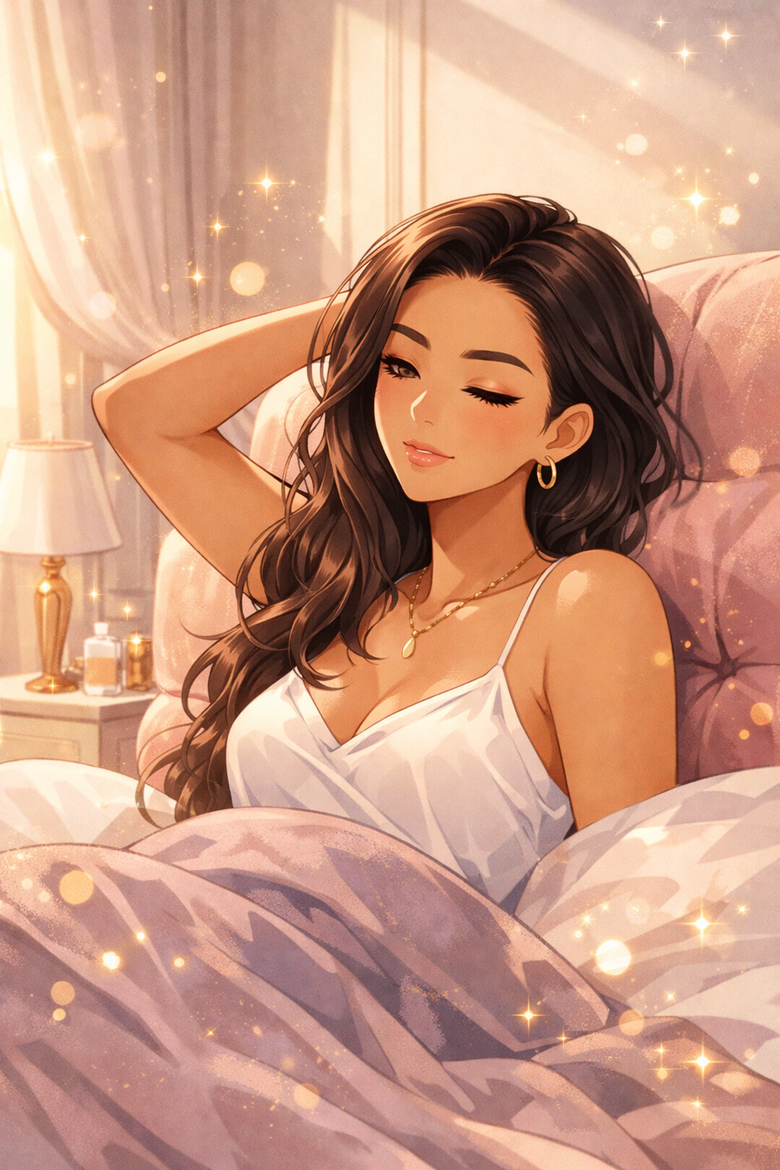 Luxury nano brows on an elegant woman waking up ready in Holland PA, showcasing natural-looking eyebrow results.