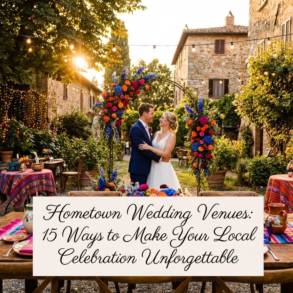 Hometown Wedding Venues: 15 Ways to Make Your Local Celebration Unforgettable