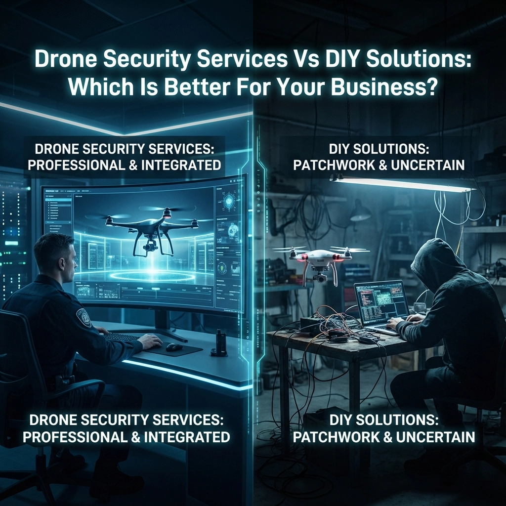 Drone Security Services Vs DIY Solutions: Which Is Better For Your Business?