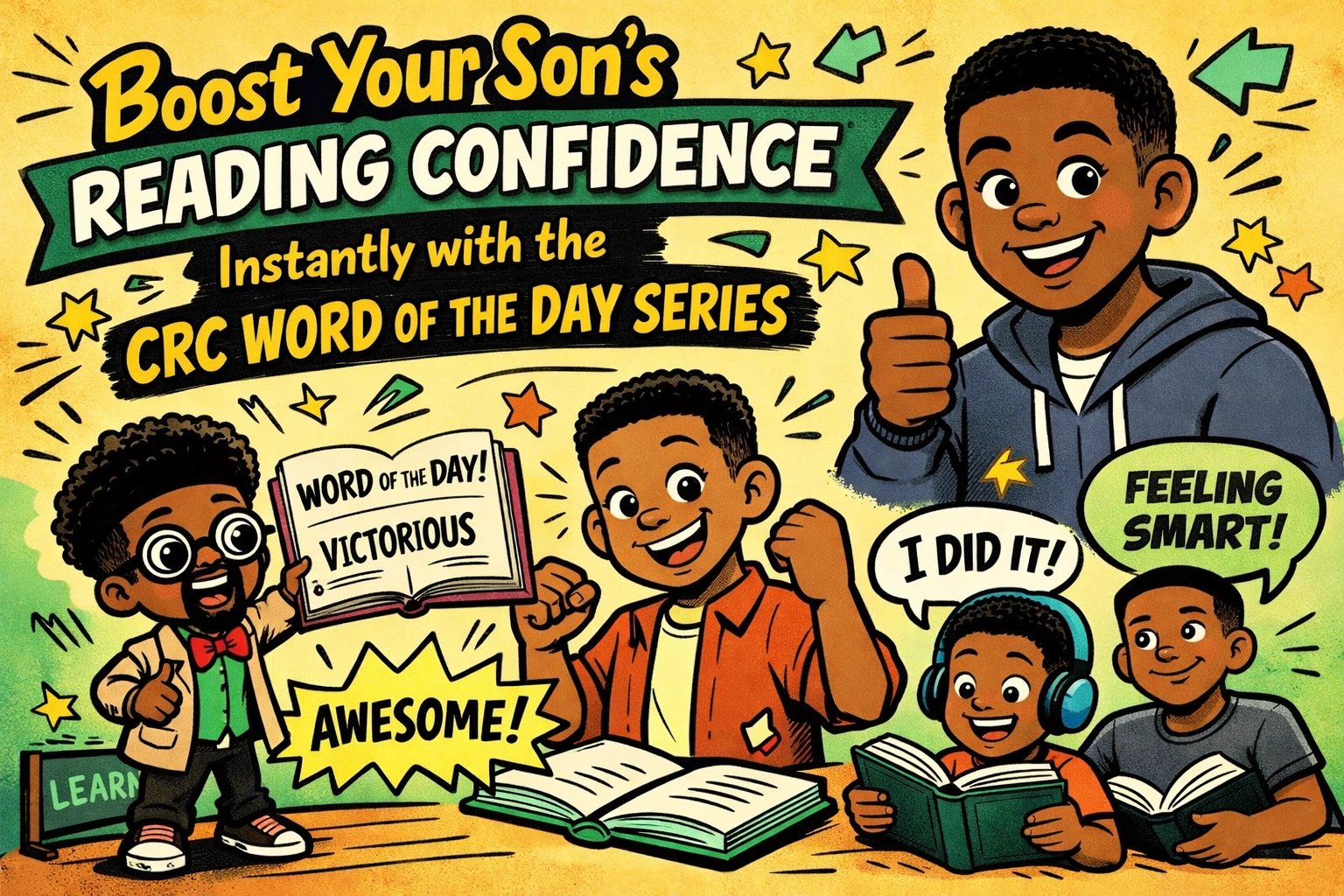[HERO] Boost Your Son’s Reading Confidence Instantly with the CRC Word of the Day Series