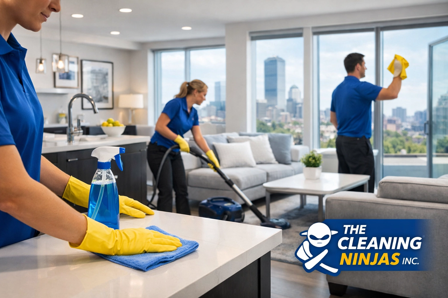 [IMAGE] Apartment Cleaning in Boston - A spotless kitchen ready for inspection