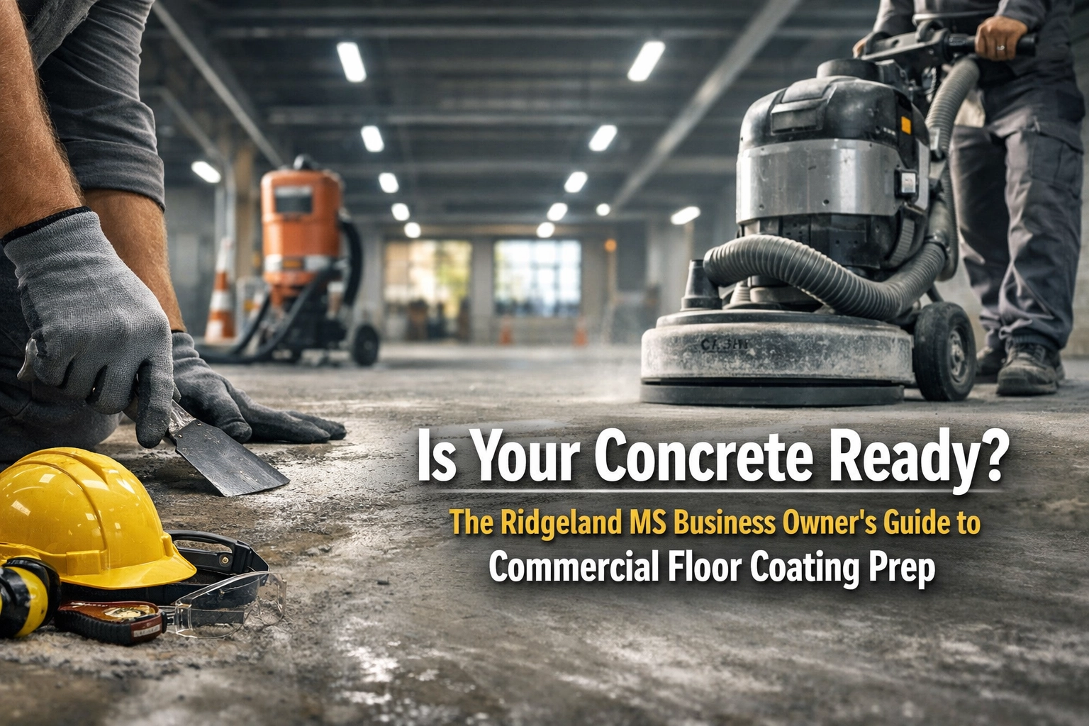 [HERO] Is Your Concrete Ready? The Ridgeland MS Business Owner