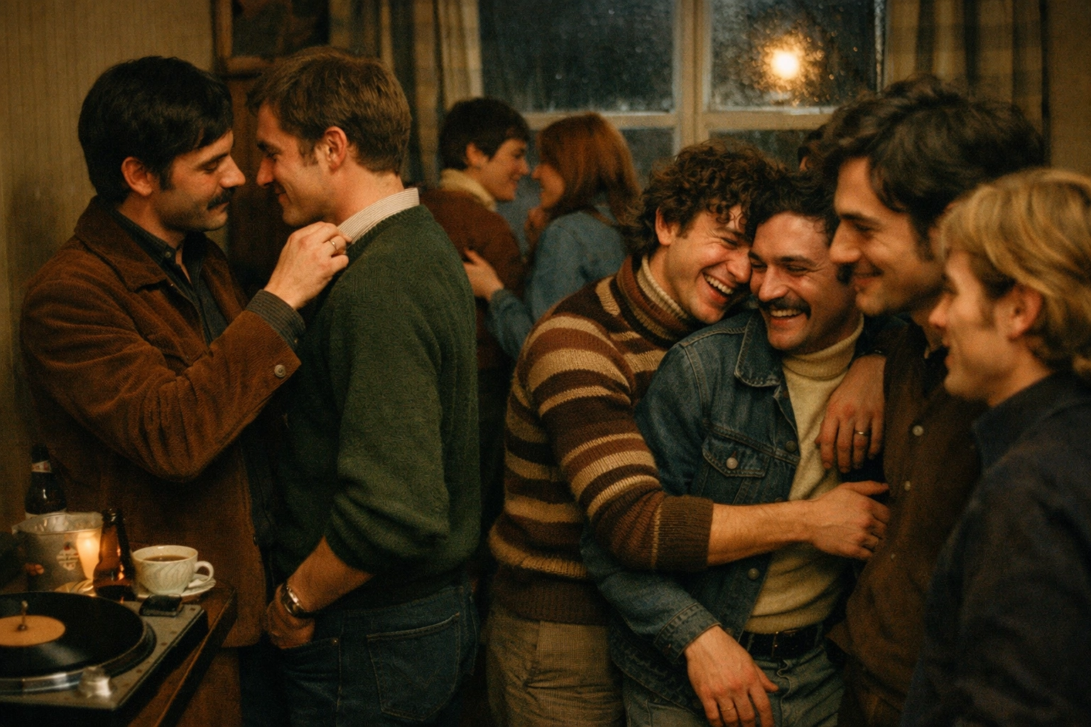 1970s Cork house party where gay men and lesbians find community in the early years of Irish queer history.