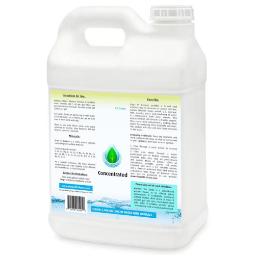 Drops of Balance (2.5-gallon double concentered container)