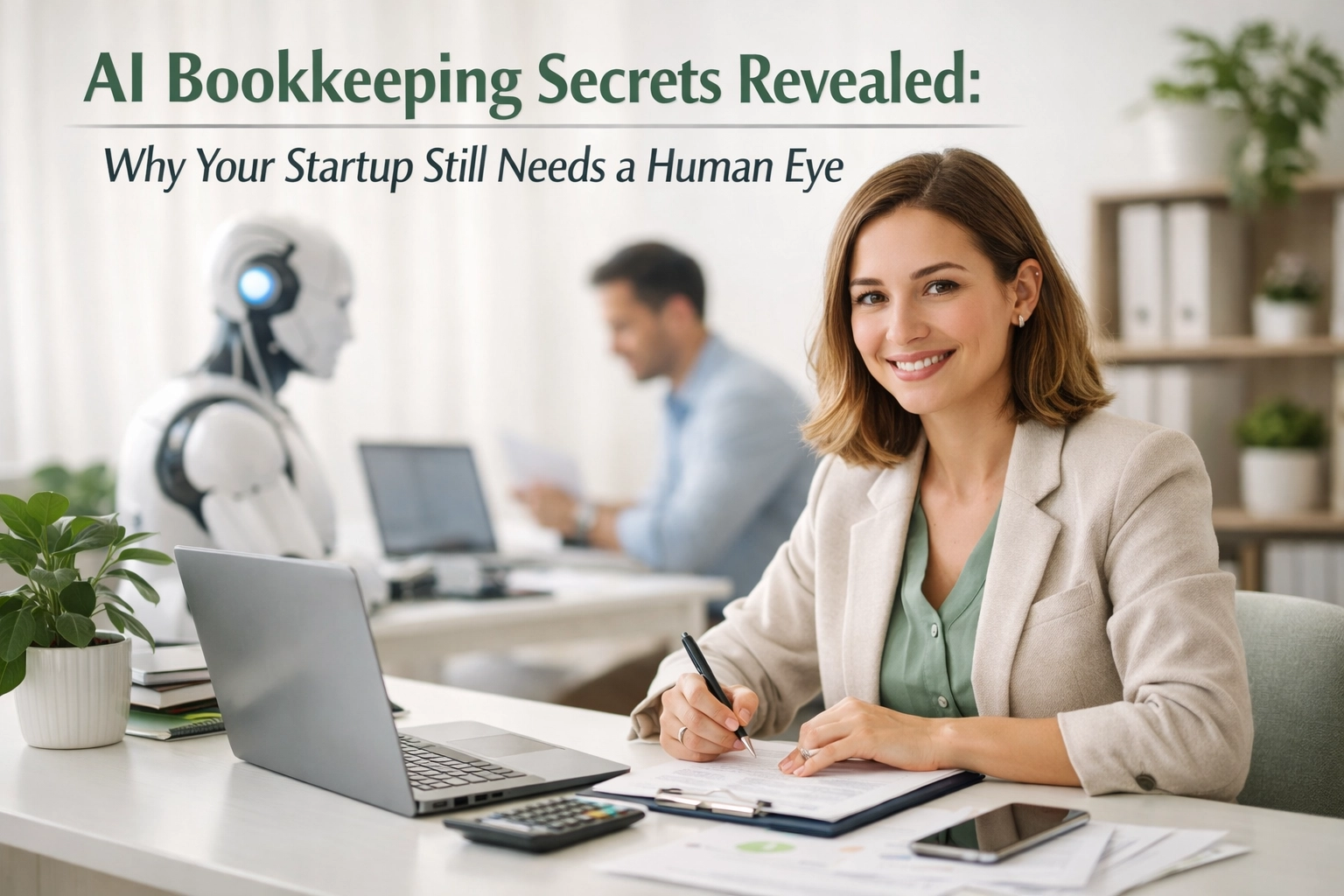 [HERO] AI Bookkeeping Secrets Revealed: Why Your Startup Still Needs a Human Eye