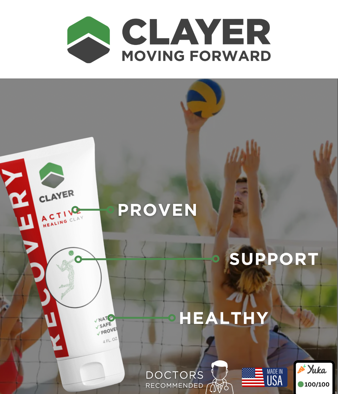 CLAYER Active Healing Clay