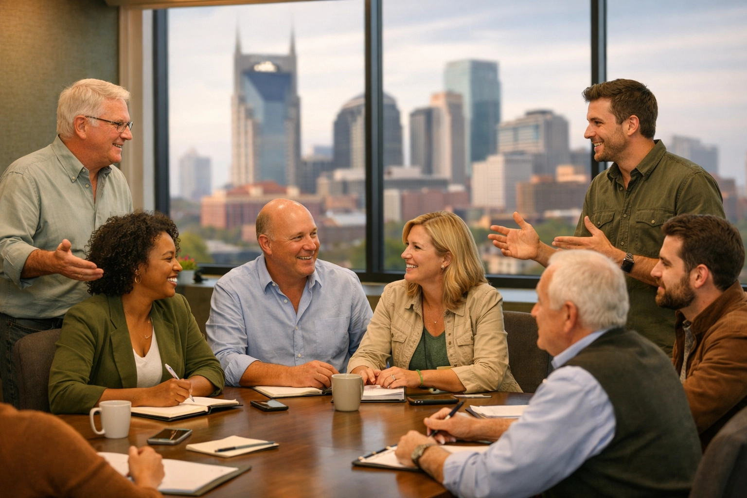 REIN members networking and discussing investment strategies at Nashville meeting