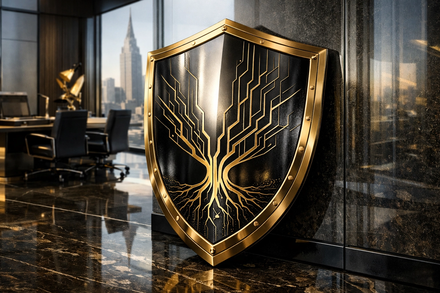 The Modern Guerrero Shield, symbolizing the protection and strategy Fail Forward provides to the community.